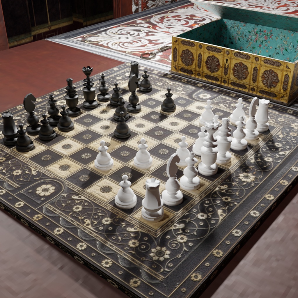 「Chess」GameBox【3Dモデル】