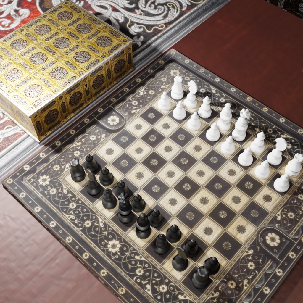 「Chess」GameBox【3Dモデル】