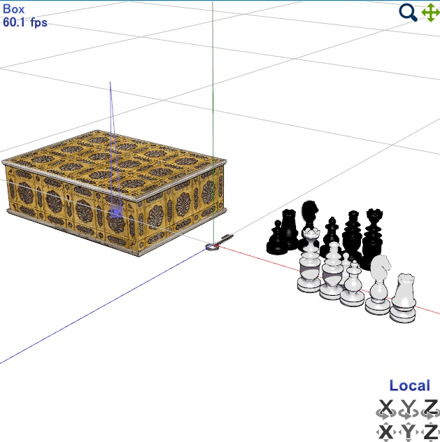 「Chess」GameBox【3Dモデル】