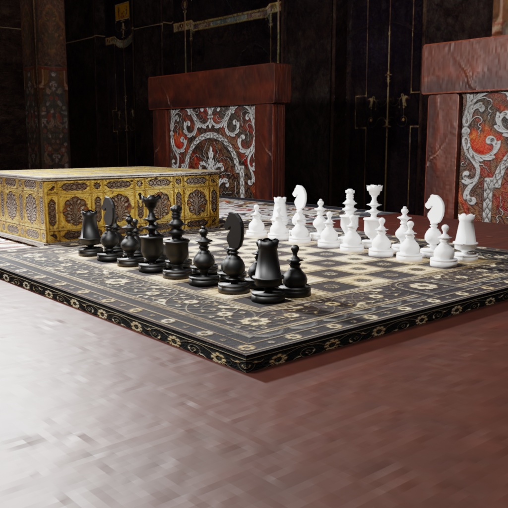 「Chess」GameBox【3Dモデル】