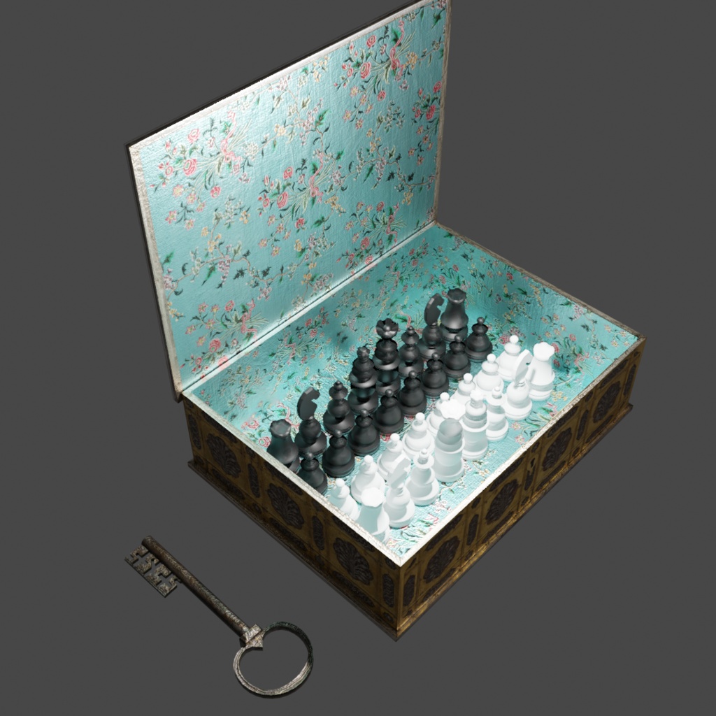 「Chess」GameBox【3Dモデル】