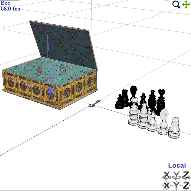 「Chess」GameBox【3Dモデル】