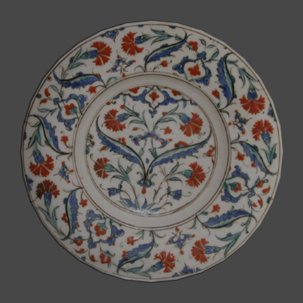 お皿セット 6種類【3Dモデル】