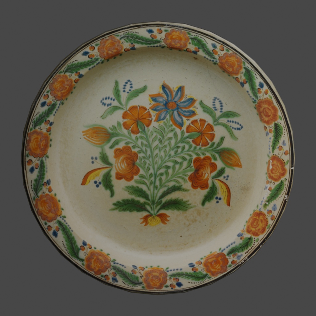 お皿セット 6種類【3Dモデル】