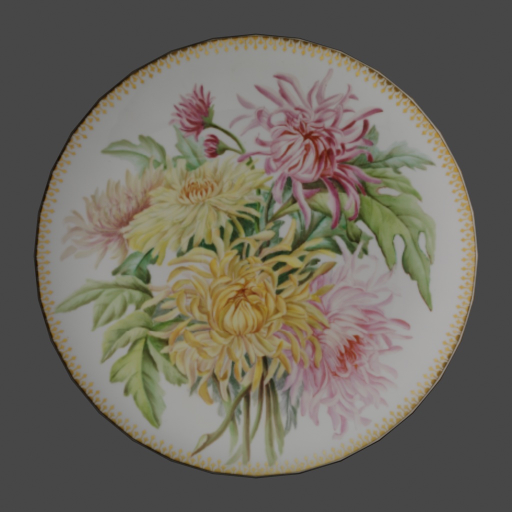 お皿セット 6種類【3Dモデル】