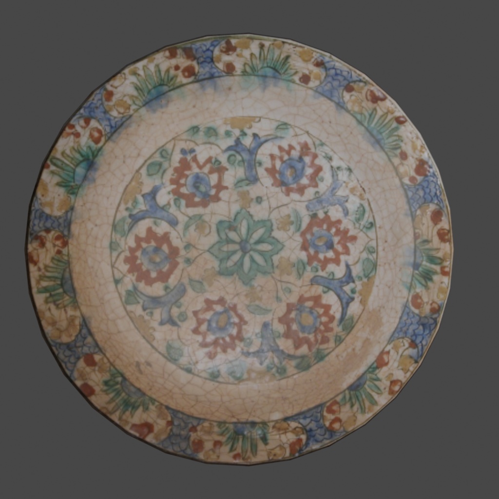 お皿セット 6種類【3Dモデル】