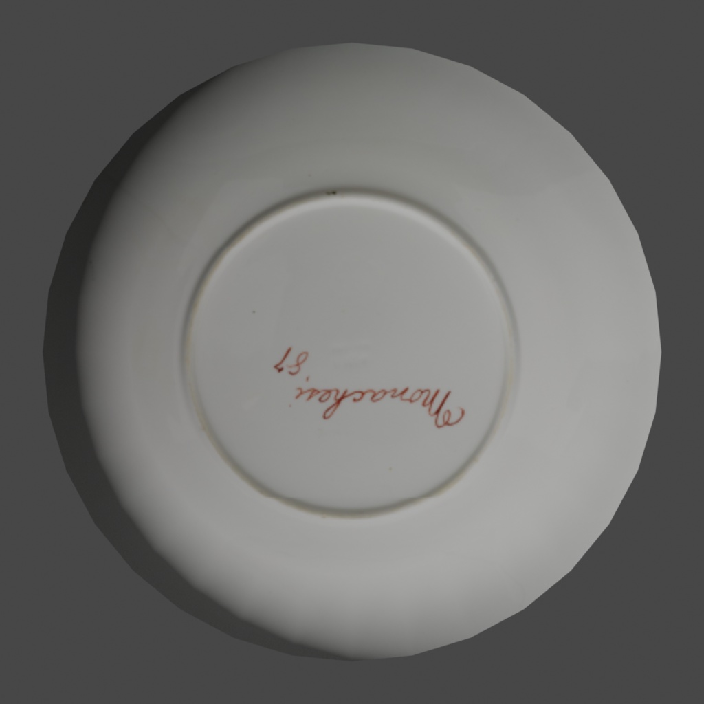 お皿セット 6種類【3Dモデル】