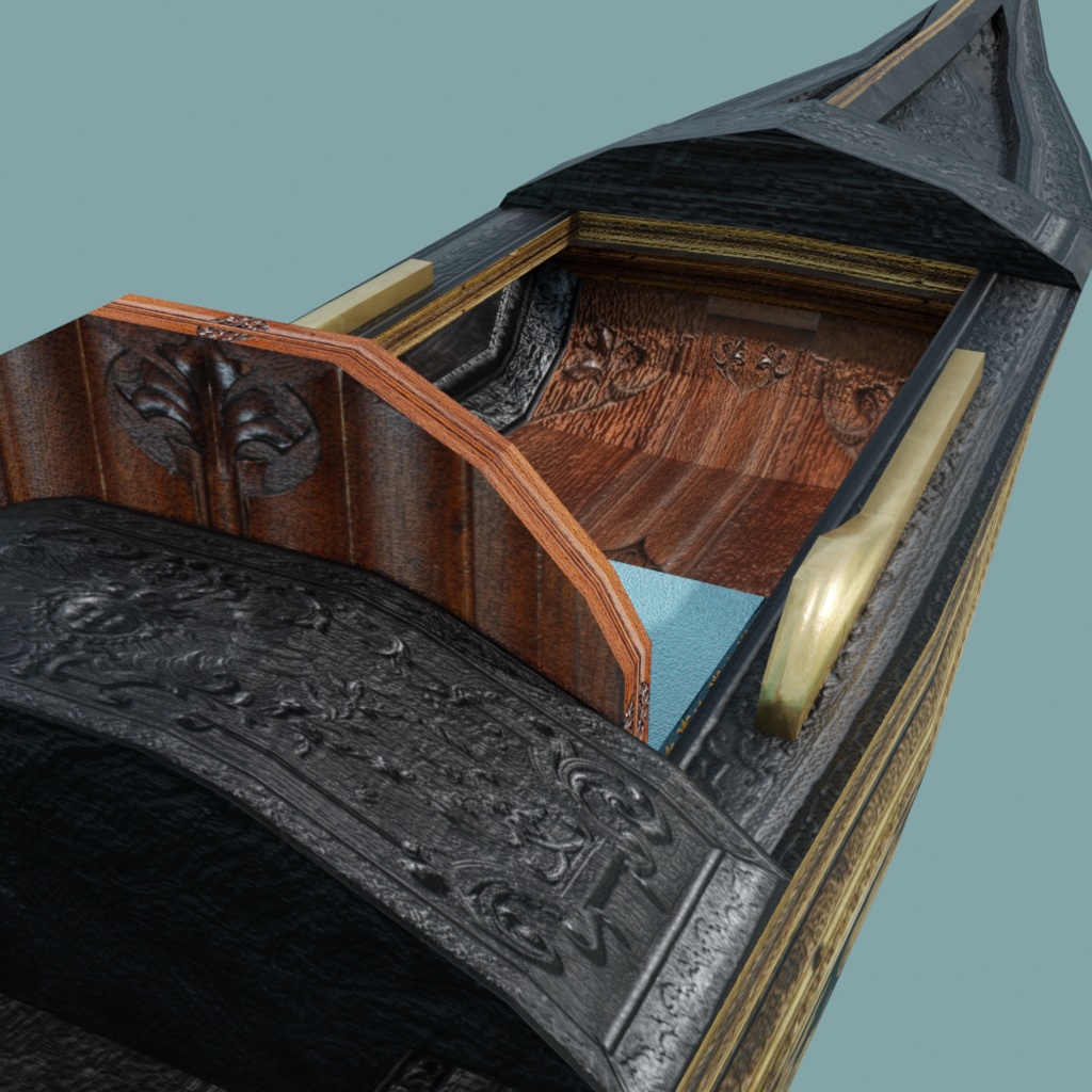 ヴェネツィアンゴンドラ【3Dモデル】