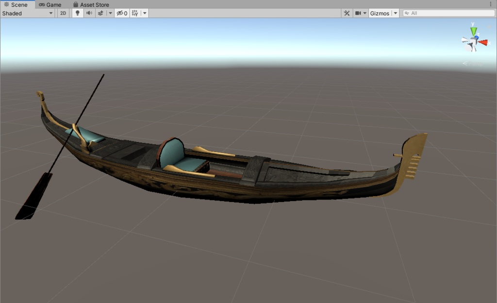 ヴェネツィアンゴンドラ【3Dモデル】