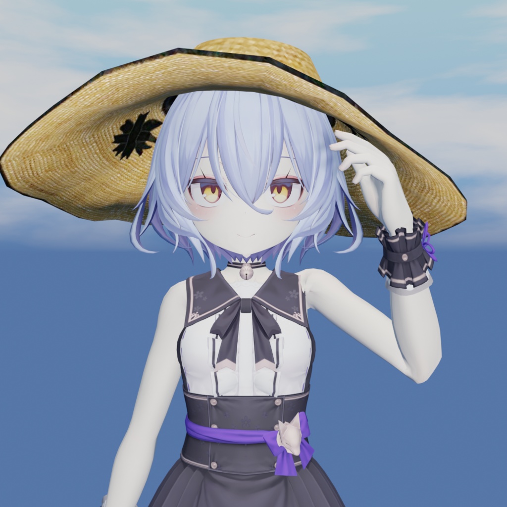 麦わら帽子【3Dモデル】