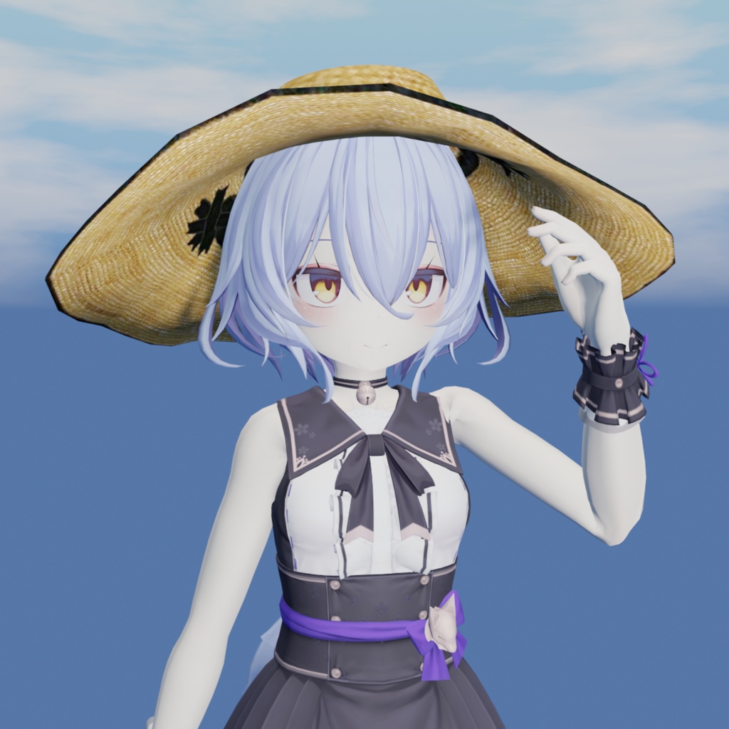 麦わら帽子【3Dモデル】