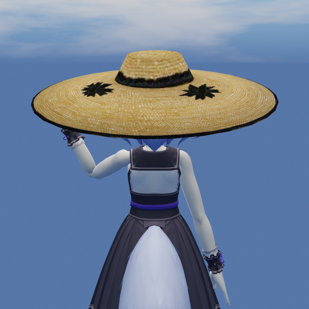 麦わら帽子【3Dモデル】