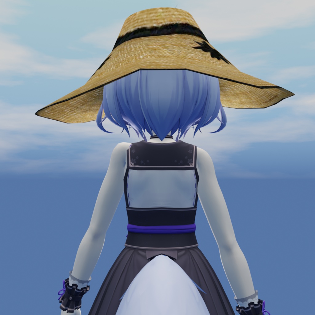 麦わら帽子【3Dモデル】