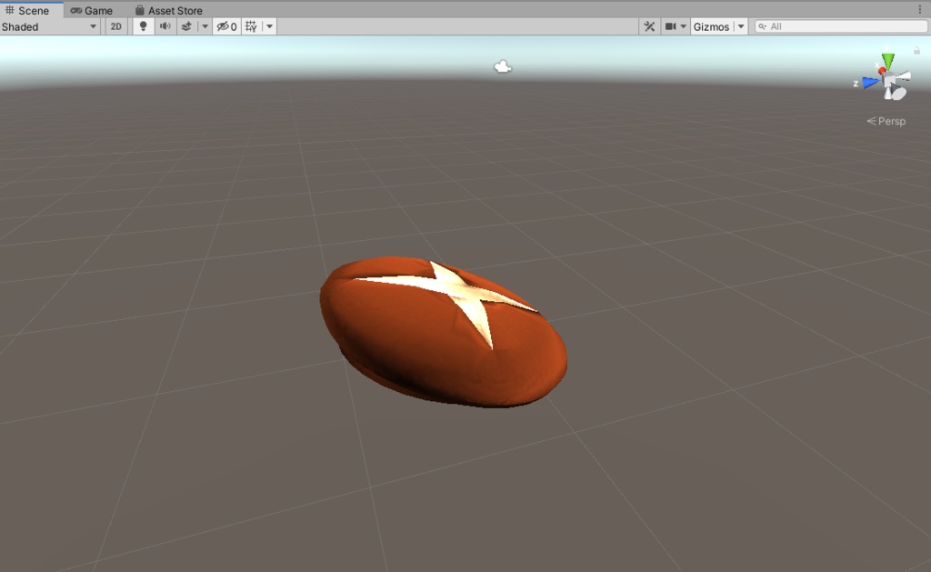 しいたけベレー帽【3Dモデル】