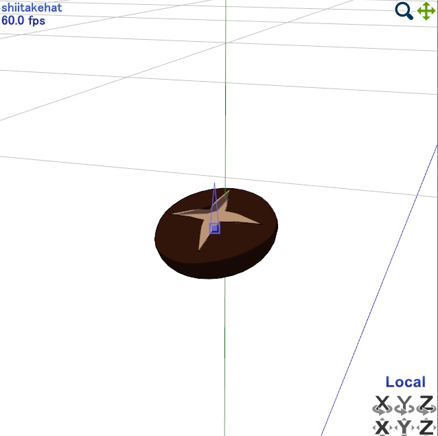 しいたけベレー帽【3Dモデル】