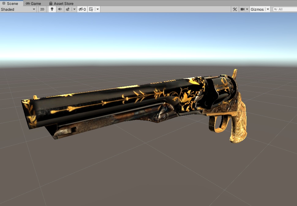 Colt Model 1862 Police Revolver【3Dモデル】