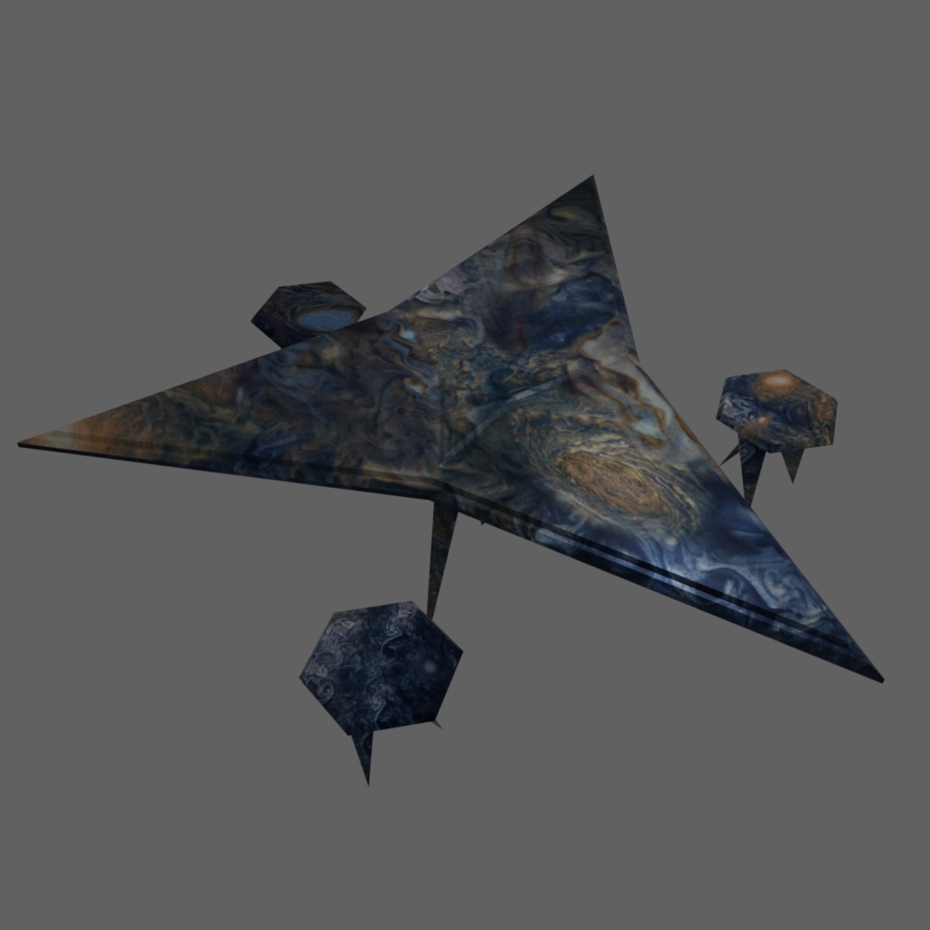 ジュピターテーブル&チェア【3Dモデル】