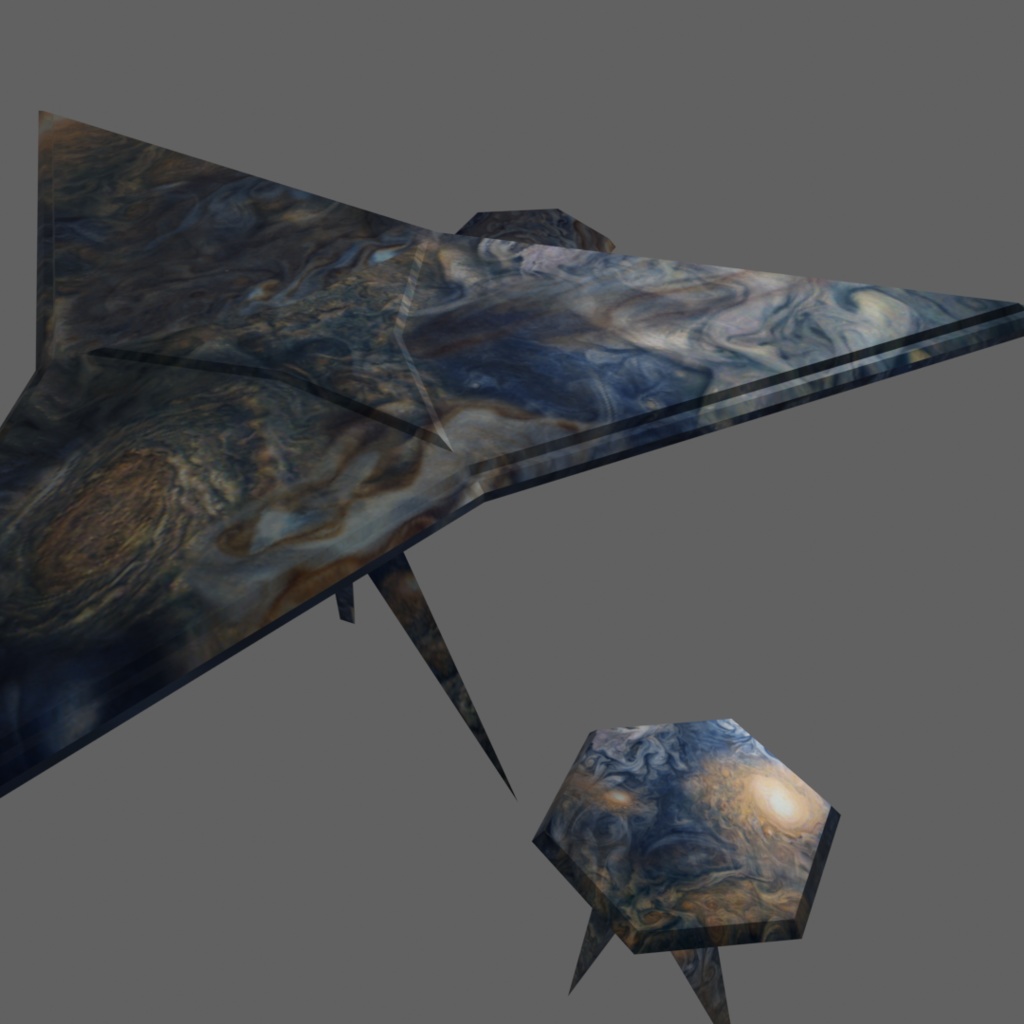 ジュピターテーブル&チェア【3Dモデル】