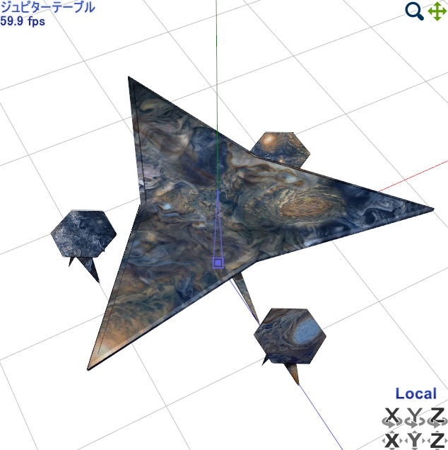 ジュピターテーブル&チェア【3Dモデル】