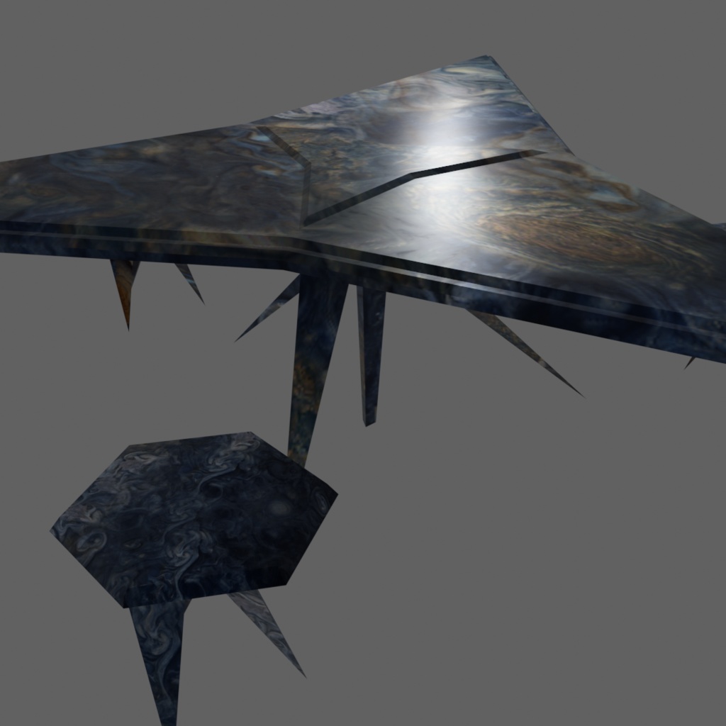 ジュピターテーブル&チェア【3Dモデル】