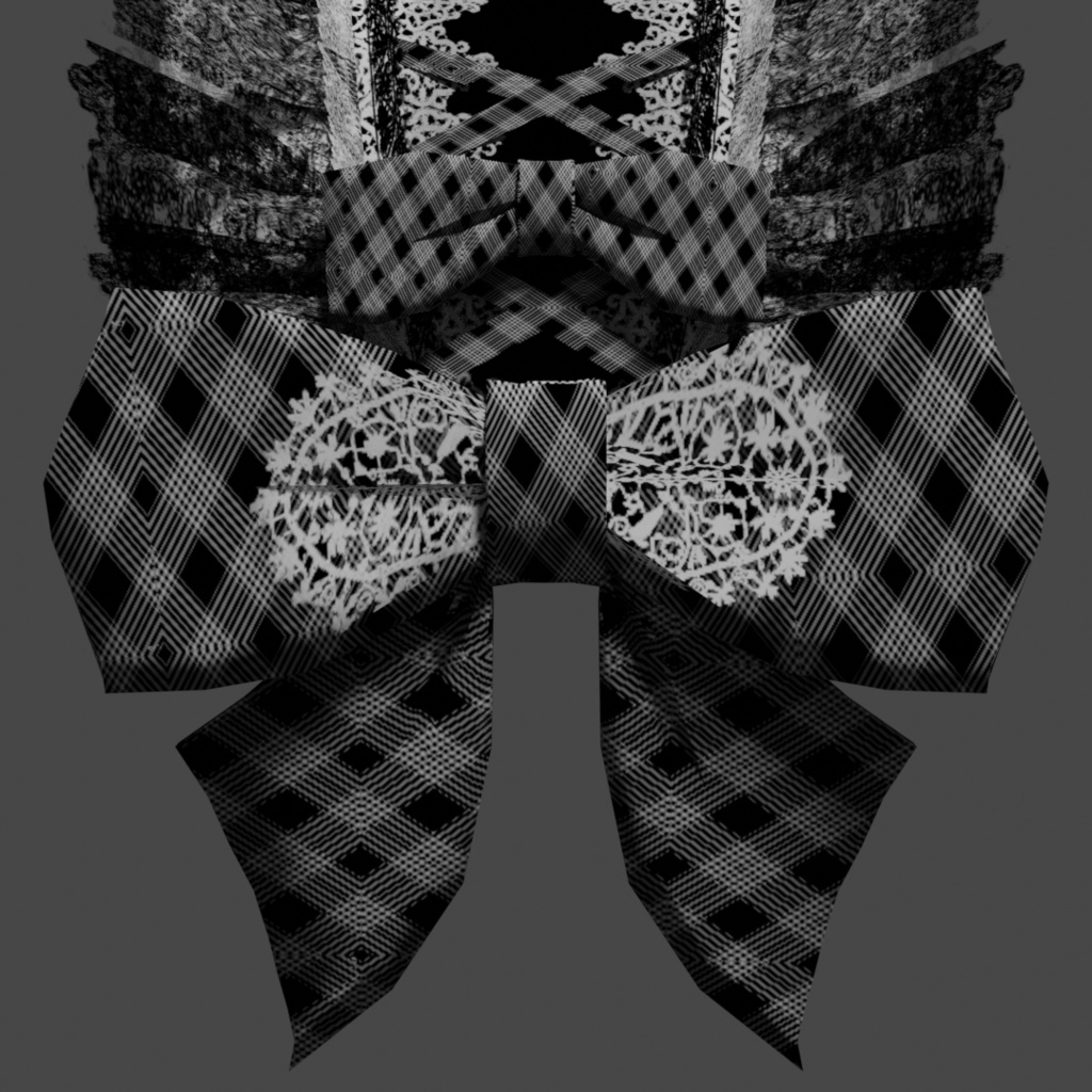 ヘッドドレス【モノクロ】