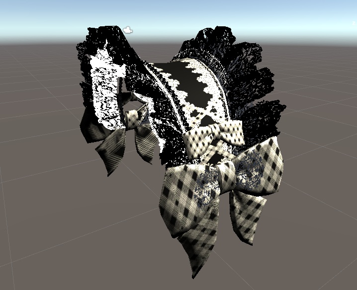 ヘッドドレス【モノクロ】