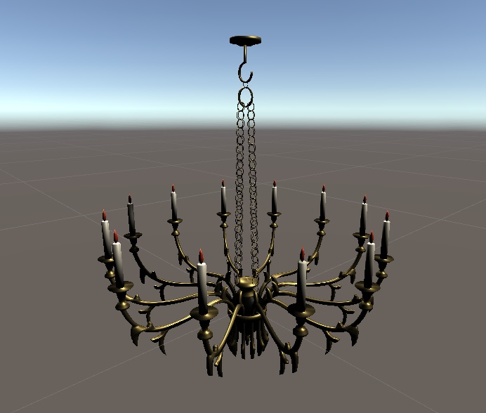 シャンデリア2「chandelier2」【3Dモデル】