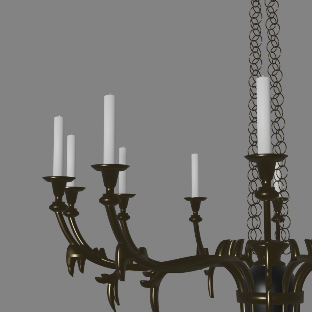 シャンデリア2「chandelier2」【3Dモデル】