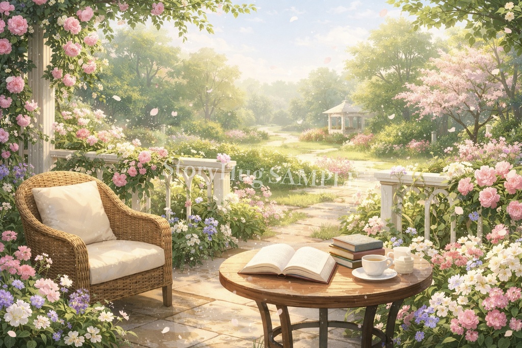 配信・作業用 癒し空間背景素材20枚|カフェ・書斎・夜部屋・自然風景