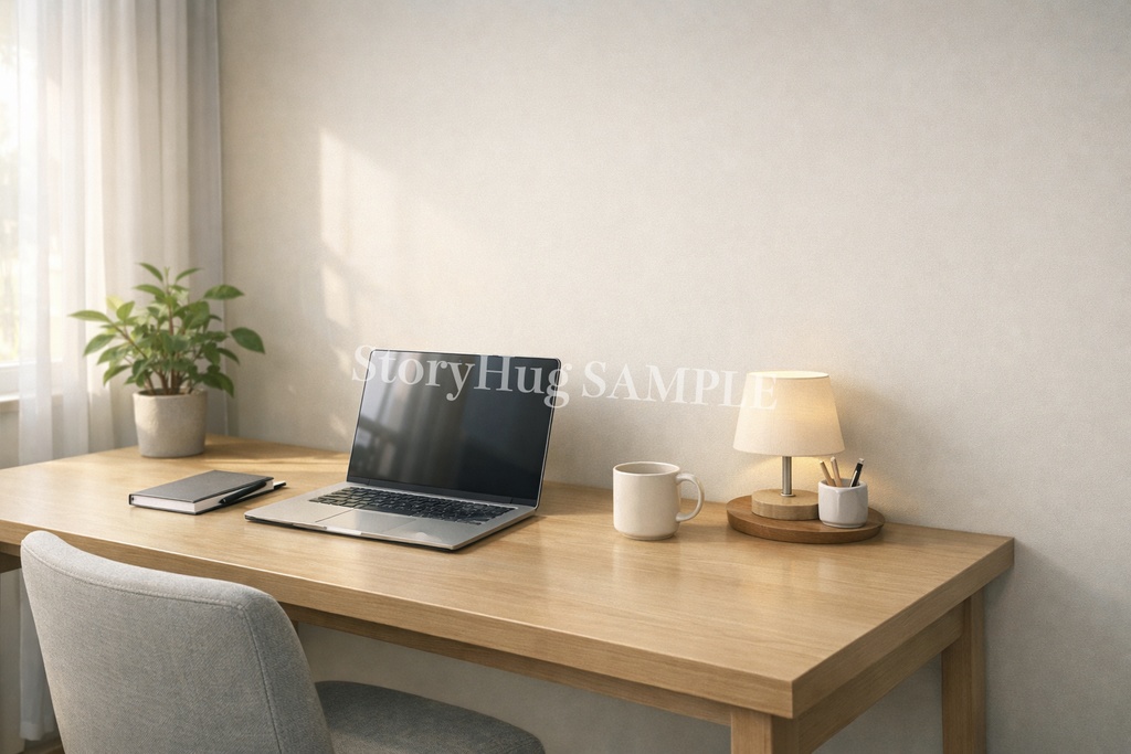 配信・作業用 癒し空間背景素材20枚|カフェ・書斎・夜部屋・自然風景