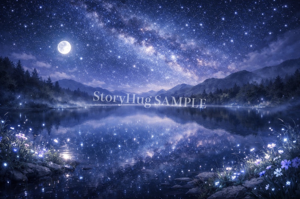 ファンタジー自然背景素材20枚|幻想風景・森・湖・草原|配信/TRPG/創作背景