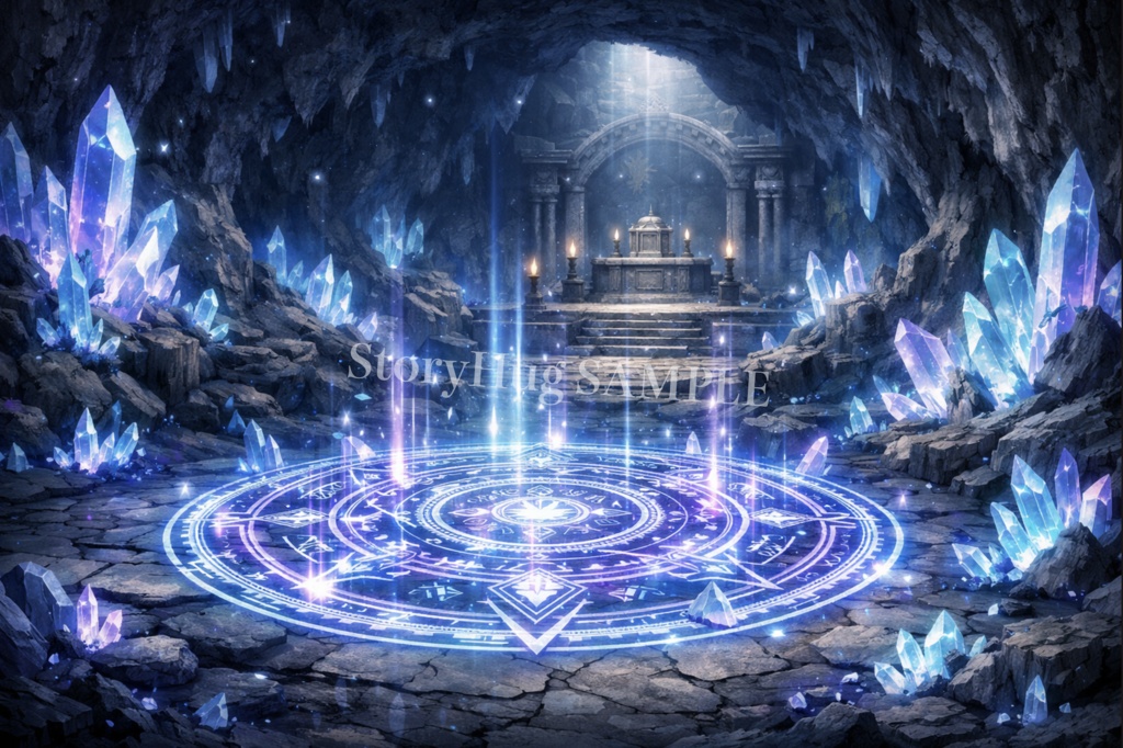 【TRPG・ゲーム制作向け】ダンジョン・遺跡背景素材23枚|古代神殿・地下遺跡・洞窟・回廊