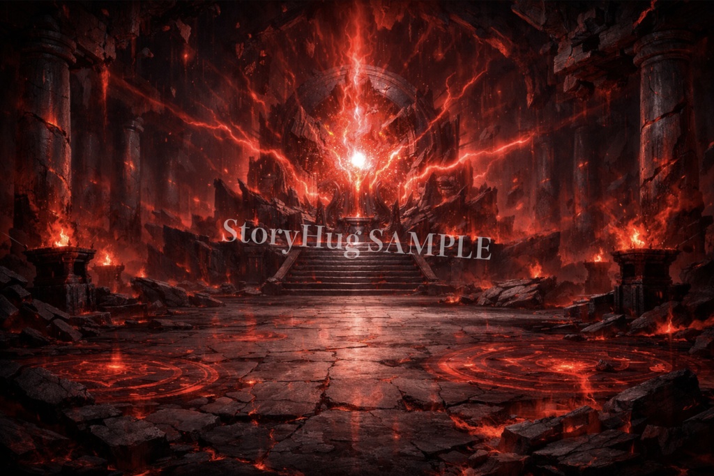 【TRPG・ゲーム制作向け】ダンジョン・遺跡背景素材23枚|古代神殿・地下遺跡・洞窟・回廊