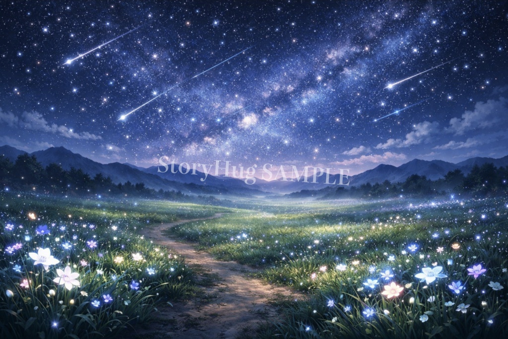 【無料】幻想自然背景素材(3枚)|ファンタジー・癒し