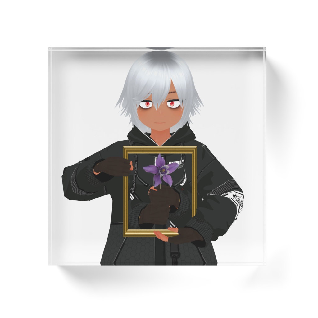 CDジャケット風アクリルブロック 師楠ちゃんver.1.1