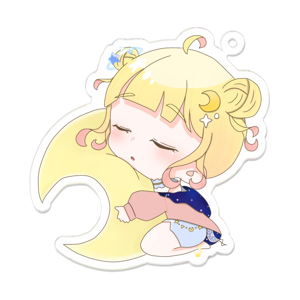 ミニねむ宙ちゃんアクリルキーホルダー