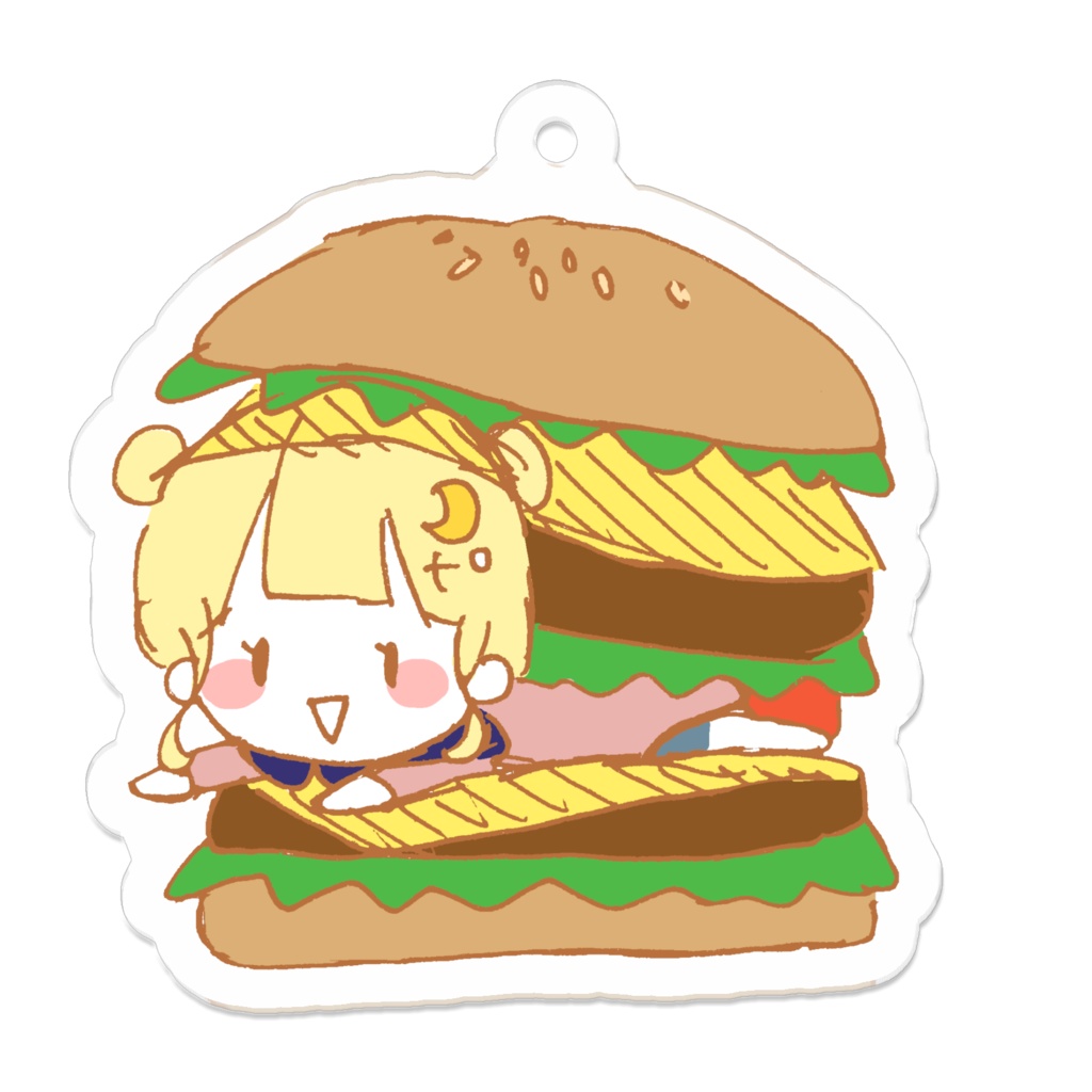 挟まれ宙ちゃんアクリルキーホルダー