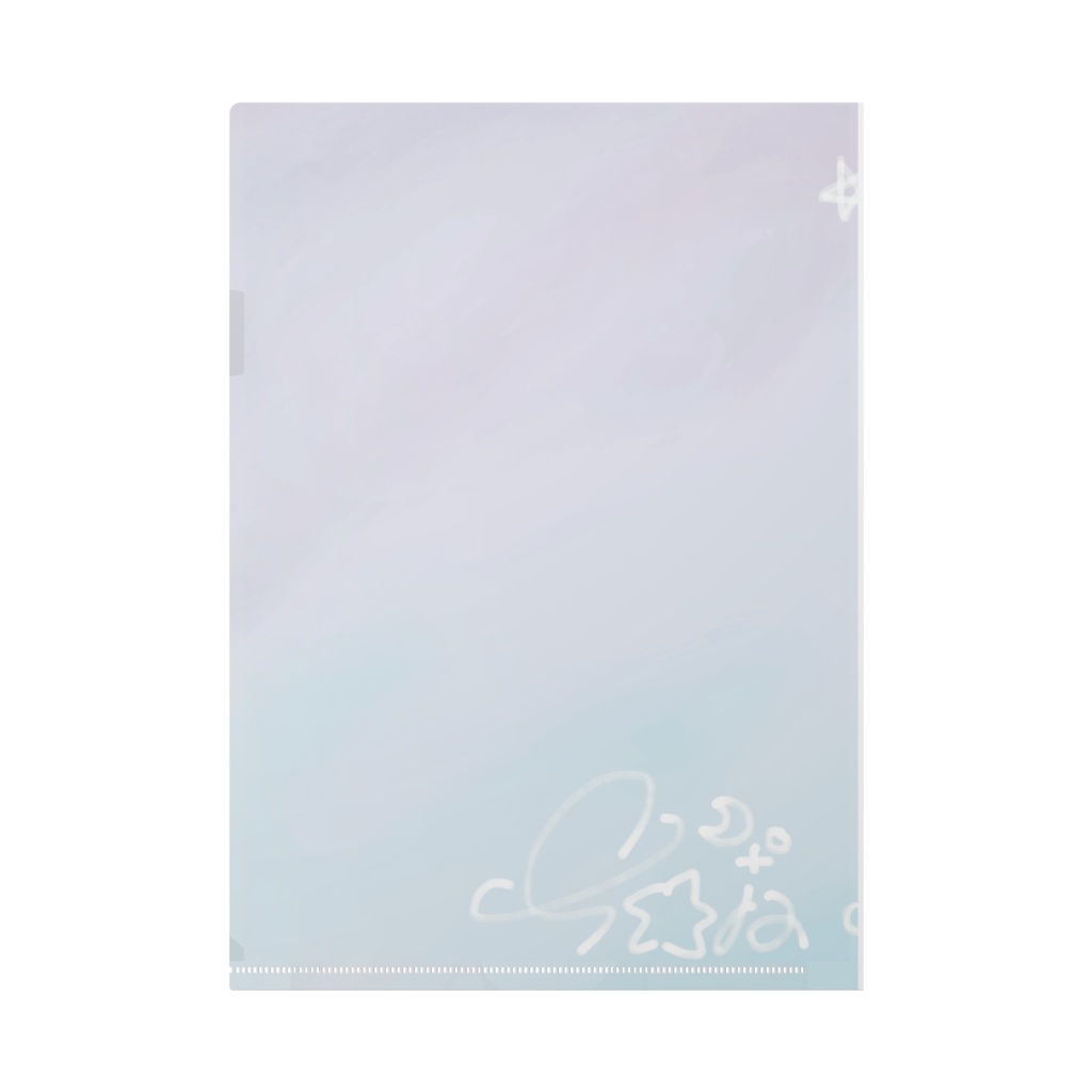 ぺたーん宙ちゃんクリアファイル