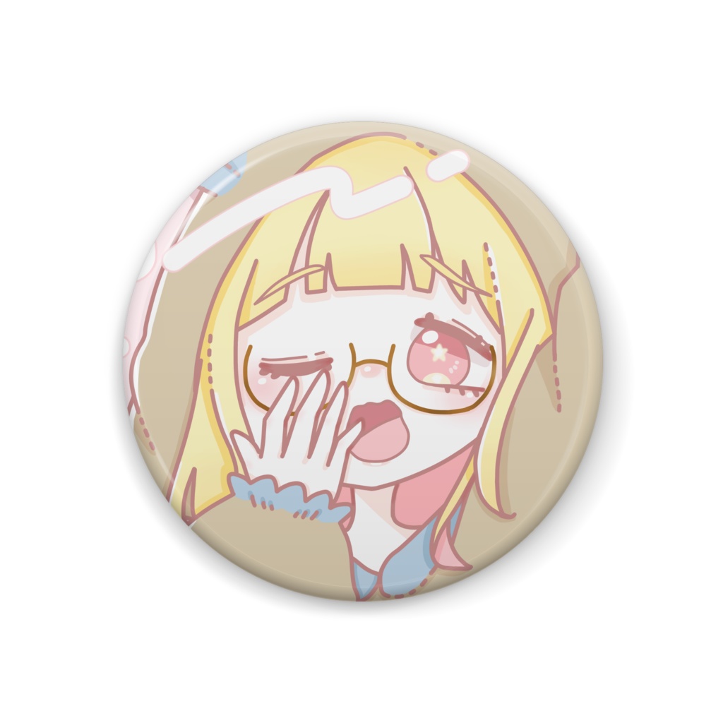 オフそらまる缶バッチ