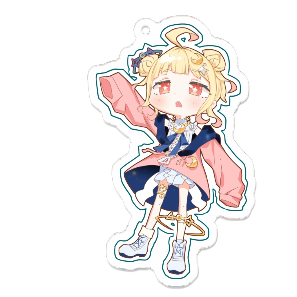 ちびそらちゃんアクリルキーホルダー（ぽけー）