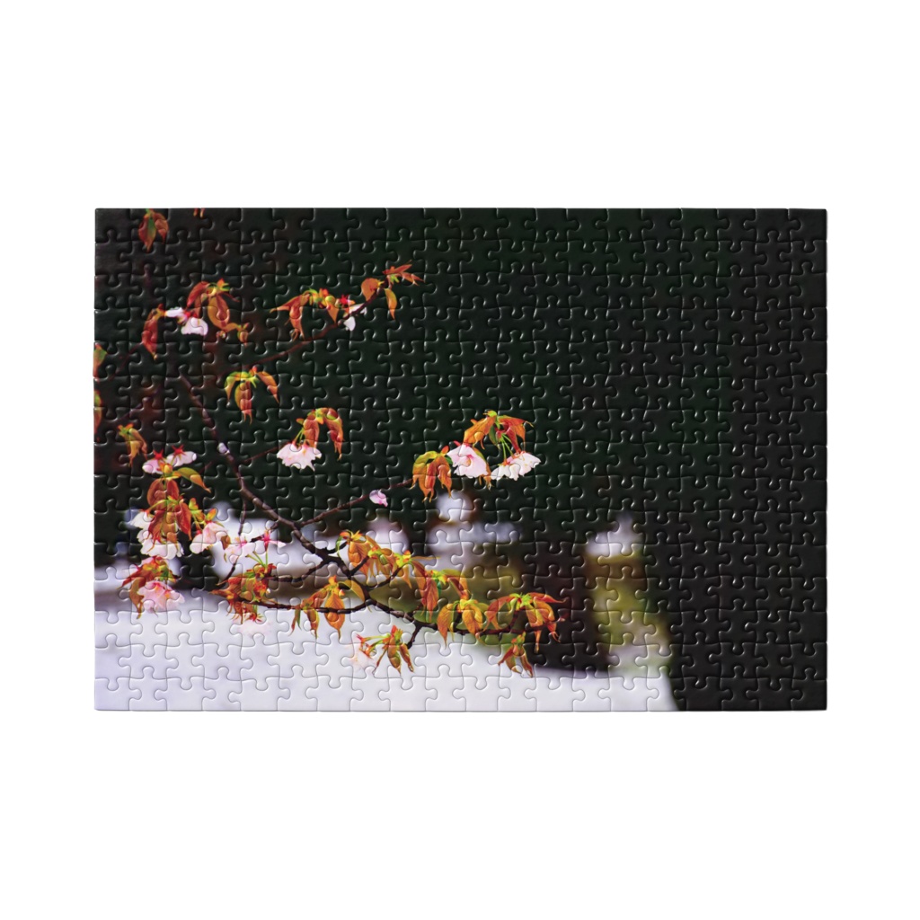 寂しく咲く桜 ジグソーパズル