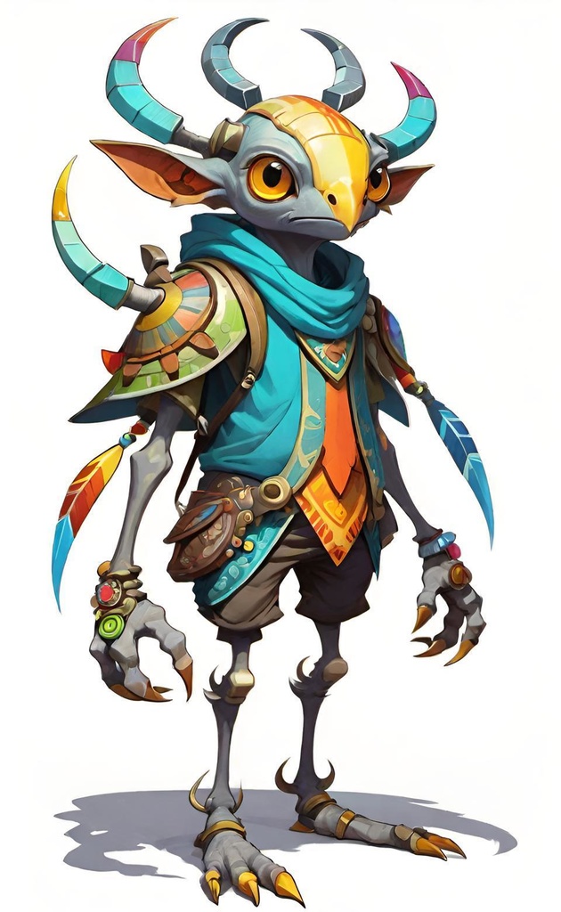 Colorful Fantasy Creature
