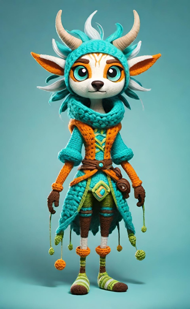 Knitted Fantasy Creature