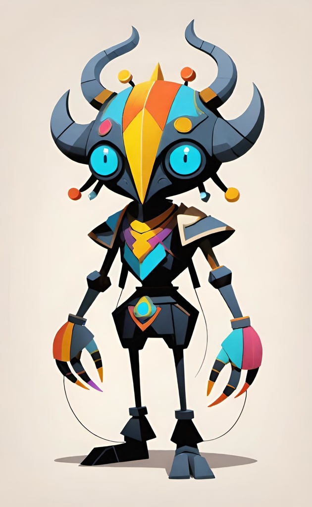Technicolor Mecha Sprite
