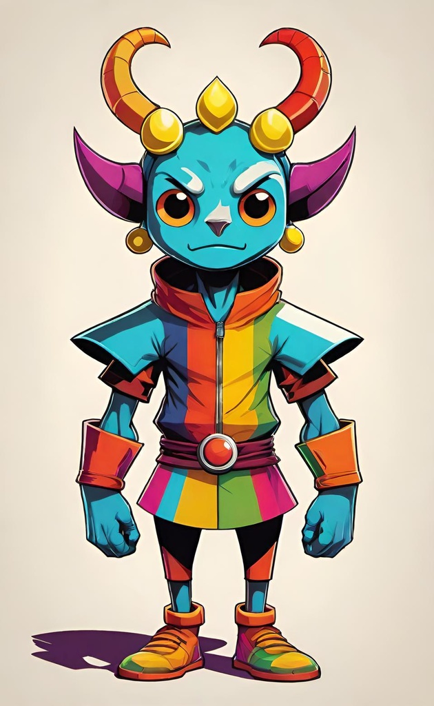 Colorful Goblin Warrior