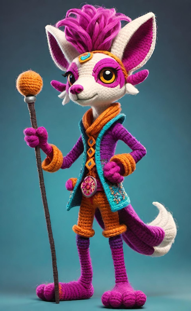 Whimsical Yarn Guardian