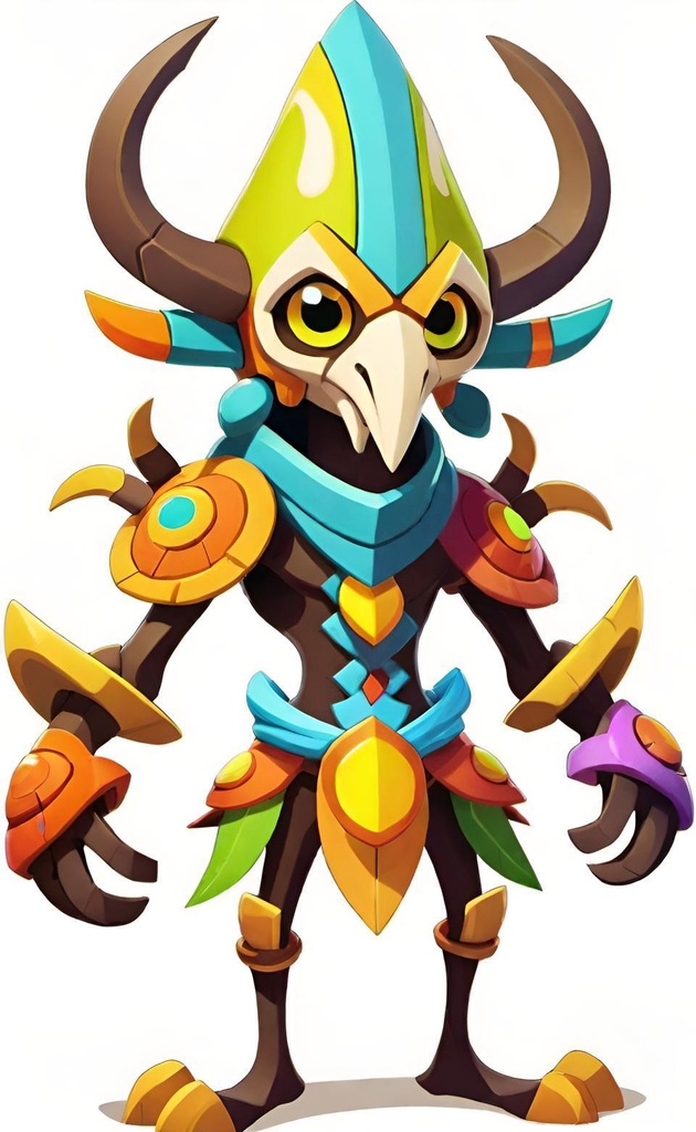 Colorful Tribal Creature