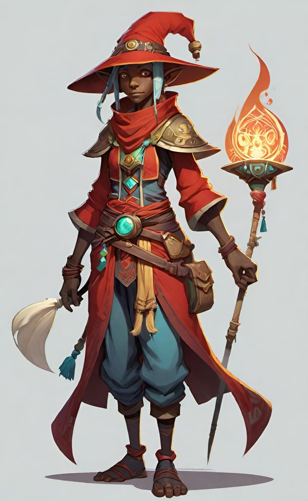 Wizard in Red
