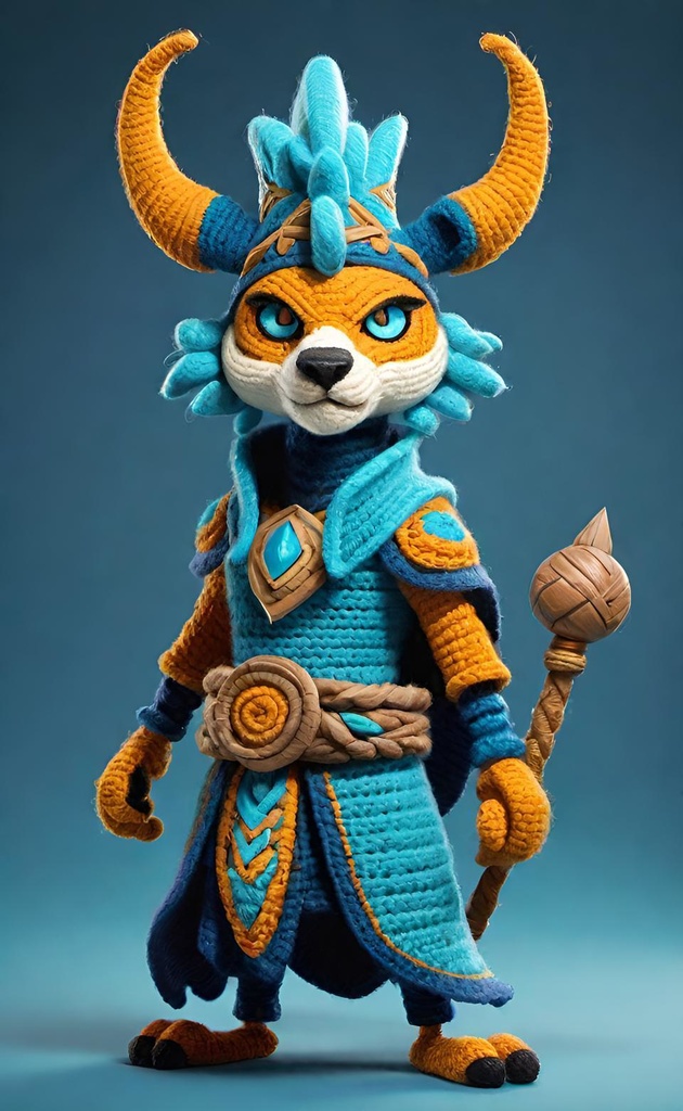 Colorful Yarn Warrior