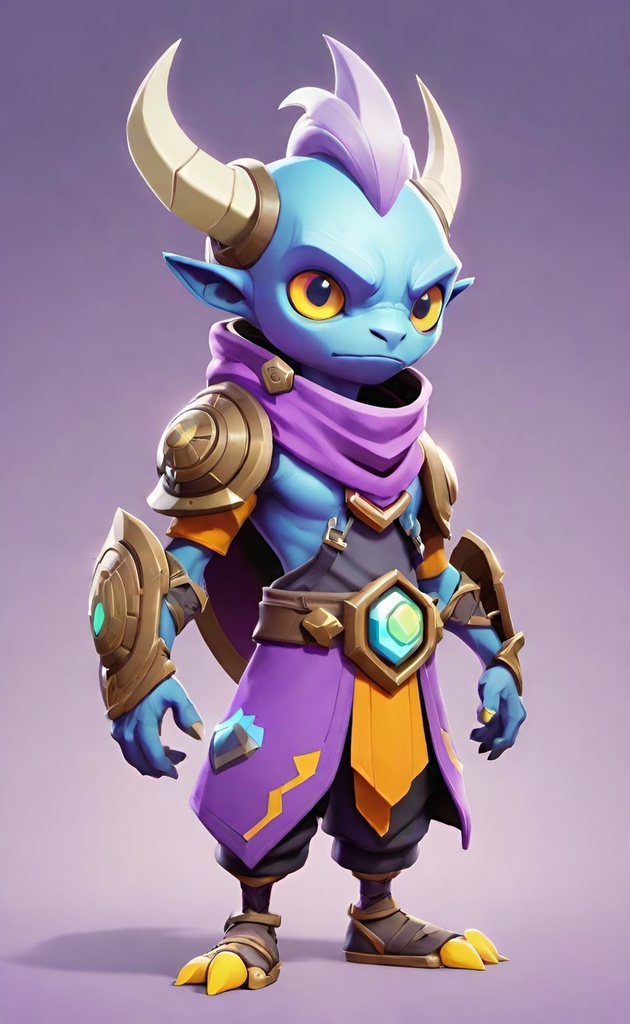 Azure Horned Adventurer